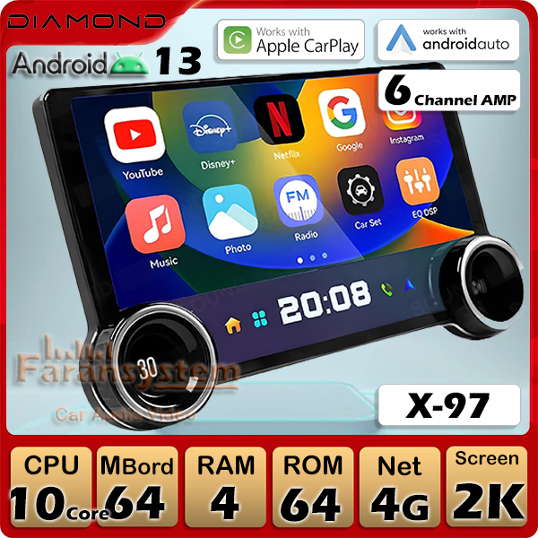 مانیتور دایموند X97 اورجینال دو ولوم 2K